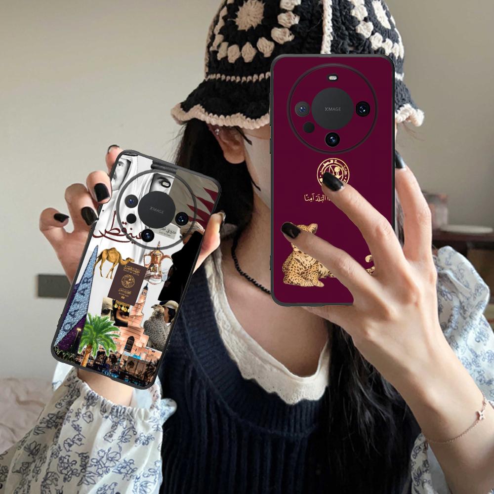 Phone Cases Qatar - เคสโทรศัพท์มือถือ TPU แบบด้านลายธงชาติกาตาร์สำหรับ Huawei Mate 60
