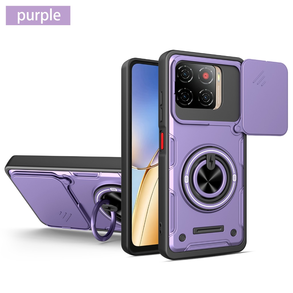 Phone Cases Heavy Duty - ตัวป้องกันเลนส์กล้องแบบเลื่อน 360 องศา ° เคสโทรศัพท์แบบมีขาตั้ง สำหรับ