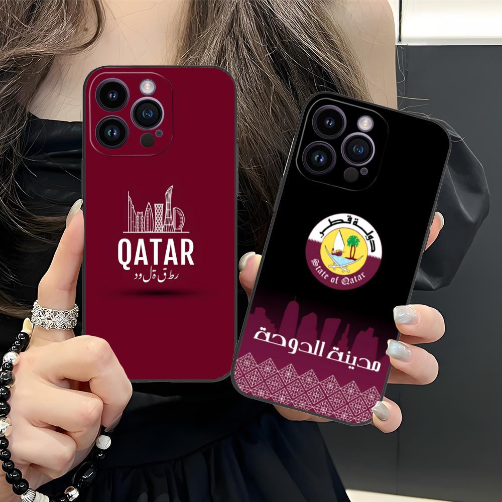 Phone Cases Qatar - เคสโทรศัพท์มือถือลายธงชาติกาตาร์ สำหรับ iPhone 17 16 15