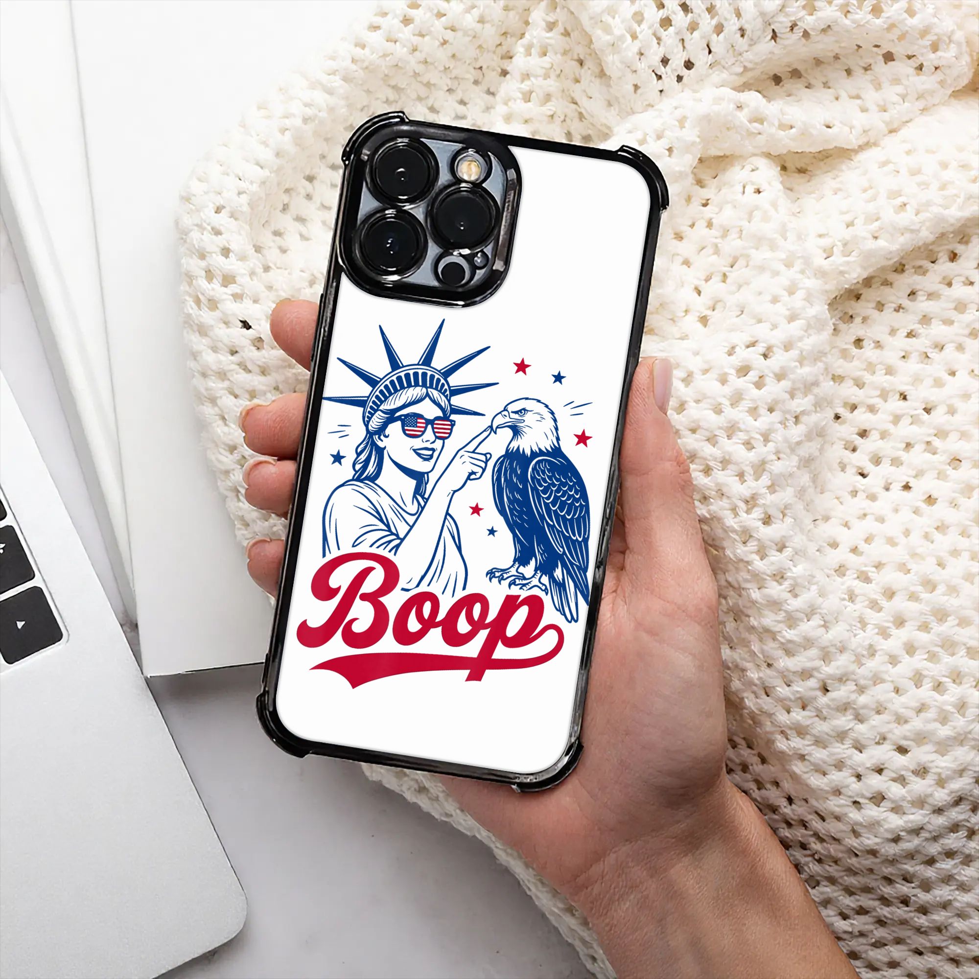 Phone Cases Usa - เคสโทรศัพท์ลายรูปปั้นอีเกิลวินเทจอเมริกันย้อนยุค แบบกันกระแทก กระบวนการเคลือบด้วยไฟฟ้า สำหรับ iPhone หลายรุ่น