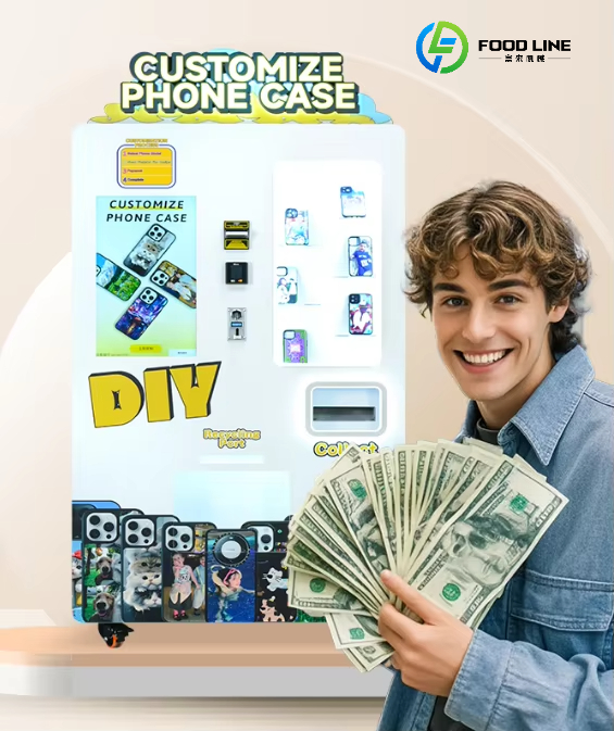 Phone Cases Vending Machine - เครื่องจำหน่ายเคสมือถืออัตโนมัติรุ่นใหม่ปี 2026 พร้อมหน้าจอสัมผัส SDK ปรับแต่งได้ ความจุตามต้องการ