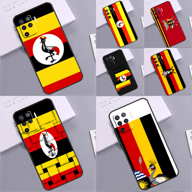 Phone Cases Uganda - ยูกันดาธงแขนเสื้อเคสโทรศัพท์สําหรับOppo A58 A18 A38 A78 A98