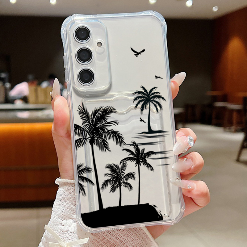 Phone Cases Galaxy A17 - เคสโทรศัพท์แบบมีช่องใส่การ์ด สำหรับ Samsung Galaxy S26 S25