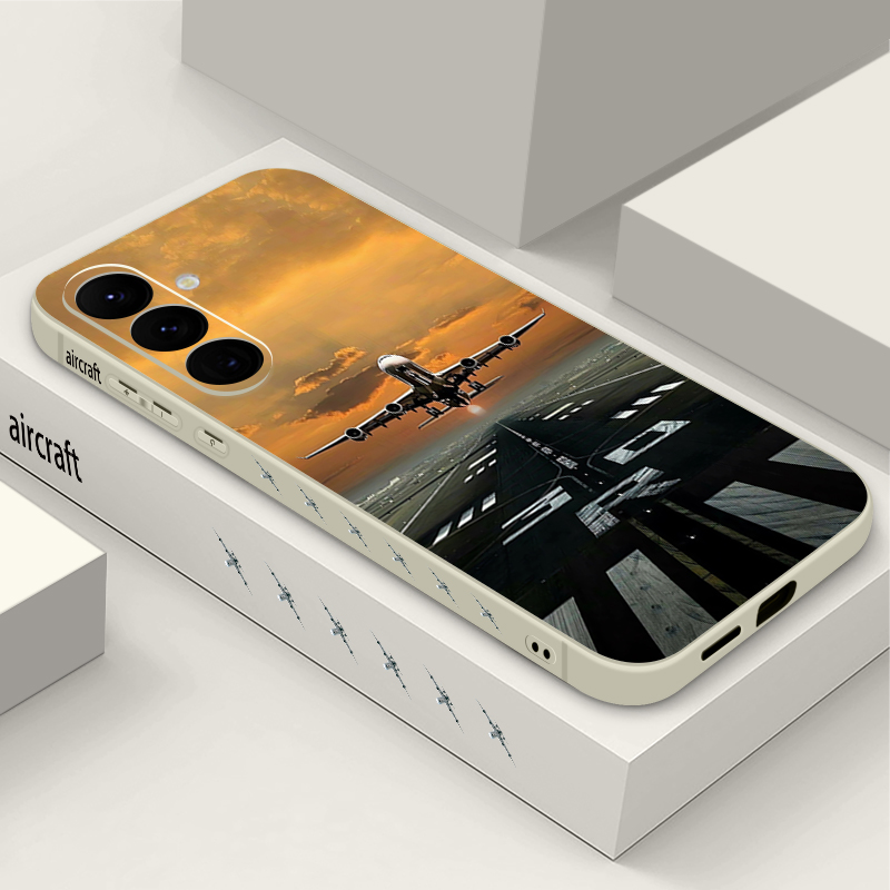 Phone Cases Galaxy A17 - เคสโทรศัพท์ลายเครื่องบินสำหรับ Samsung Galaxy S26 S25 S24