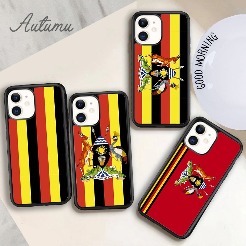Phone Cases Uganda - เคสโทรศัพท์ลายธงชาติและตราแผ่นดินยูกันดา สำหรับ iPhone 17 Air 15