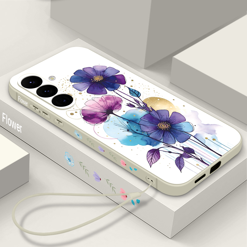 Phone Cases Galaxy A17 - เคสโทรศัพท์ลายดอกไม้สุดสร้างสรรค์ สำหรับ Samsung Galaxy A57 A17