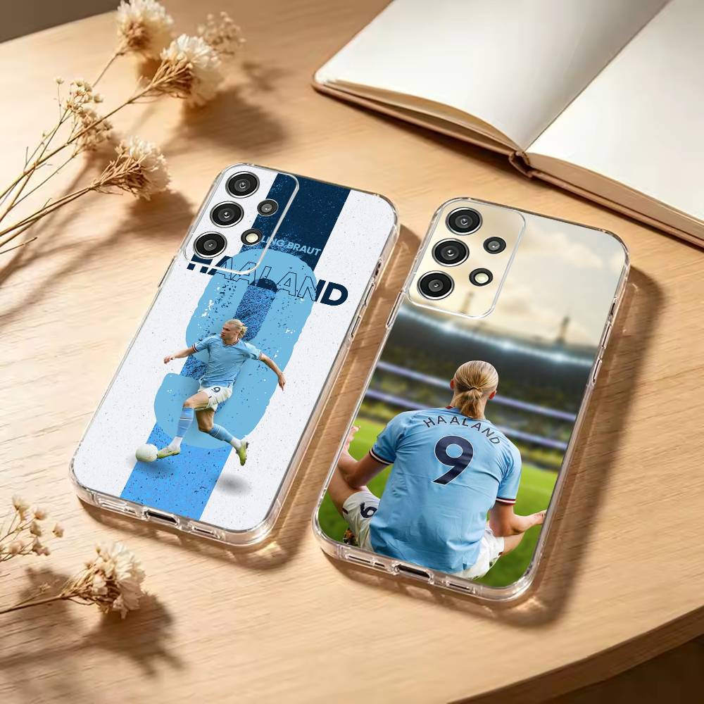 Phone Cases Jersey - เคสโทรศัพท์ลายเสื้อฟุตบอล H-aaland เบอร์ 9 แบบนิ่มใส สำหรับ