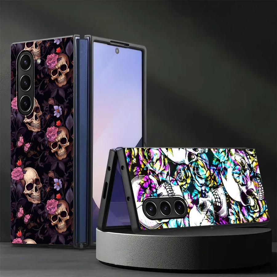 Phone Cases Art - Skull Art สําหรับ Samsung Galaxy Z