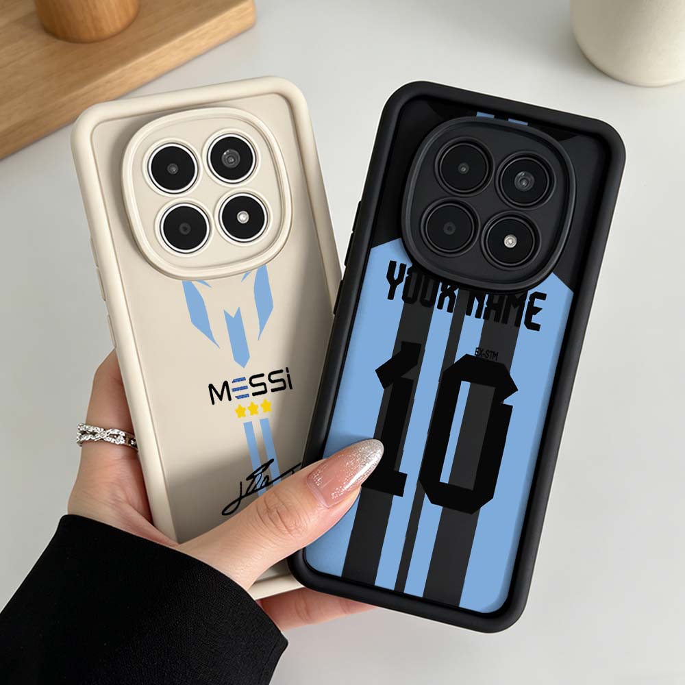 Phone Cases Jersey - เคสโทรศัพท์ลายเสื้อฟุตบอลหมายเลขสิบ สำหรับ Xiaomi Redmi Note 15