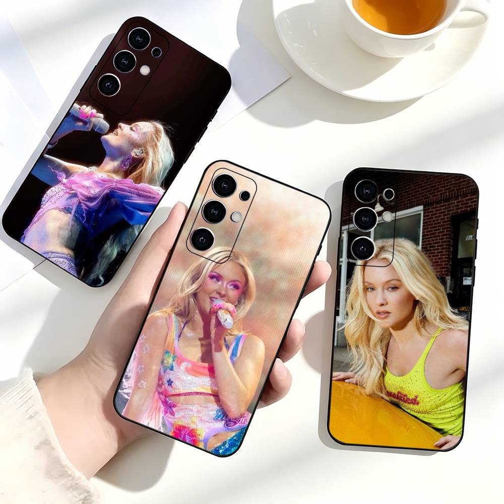 Phone Cases Zara - เคสโทรศัพท์นักร้องซาร่า ลาร์สสัน วีนัสสำหรับซัมซุง S25,S24,S21,S22,S23,S30,Ultra,S20,Plus,Fe,ซิลิโคนอ่อนนุ่มสีดำ