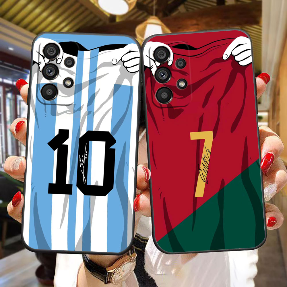 Phone Cases Jersey - เคสโทรศัพท์ลายเสื้อทีมฟุตบอล 7 10 9 สำหรับ Samsung