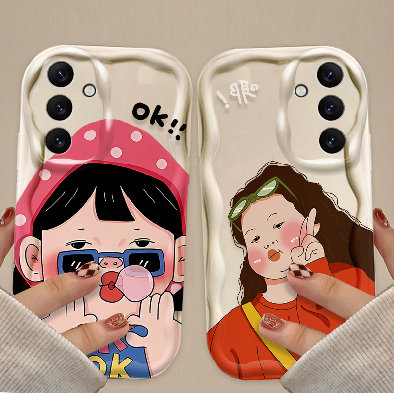 Phone Cases For Boys - เคสโทรศัพท์ลายคลื่นน่ารักสำหรับเด็กผู้ชายและเด็กผู้หญิง สำหรับ Samsung Galaxy A16 A06