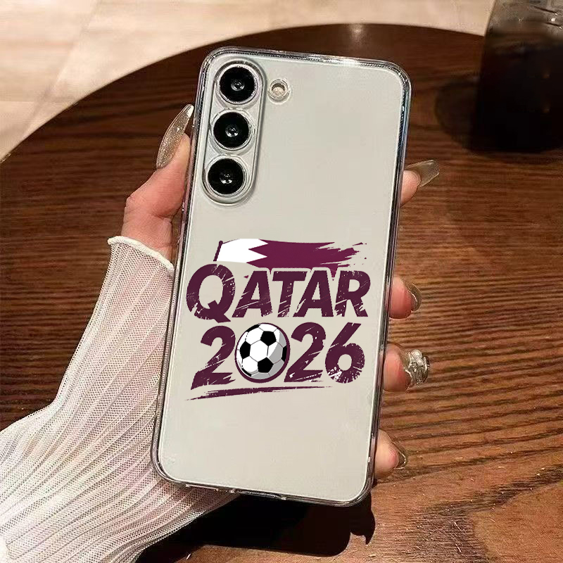 Phone Cases Qatar - เคสโทรศัพท์ใสลายเนเธอร์แลนด์ กาตาร์ แชมป์ปี 2026 สำหรับ Samsung
