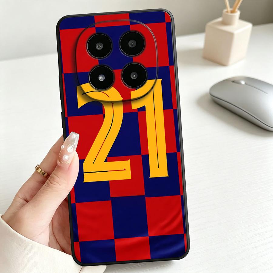 Phone Cases Jersey - เคสโทรศัพท์ลายเสื้อฟุตบอลบาร์ซา สีแดงน้ำเงิน สำหรับ Xiaomi Redmi Note