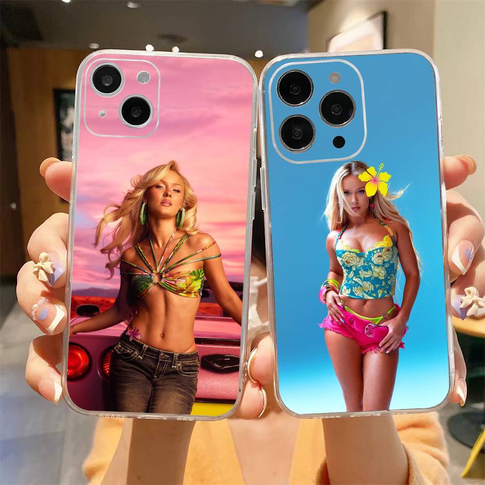 Phone Cases Zara - เคสโทรศัพท์ซิลิโคนใสแบบนุ่มลายแดนซ์ป๊อป Zara Larsson สำหรับ iPhone 17