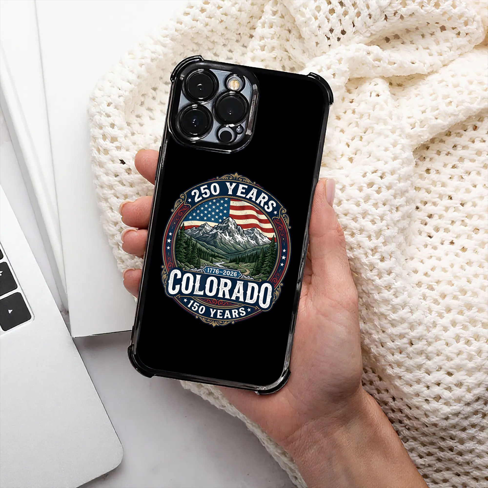 Phone Cases Usa - เคสโทรศัพท์ลายธงชาติอเมริกา ฉลองครบรอบ 150 ปี โคโลราโด 250