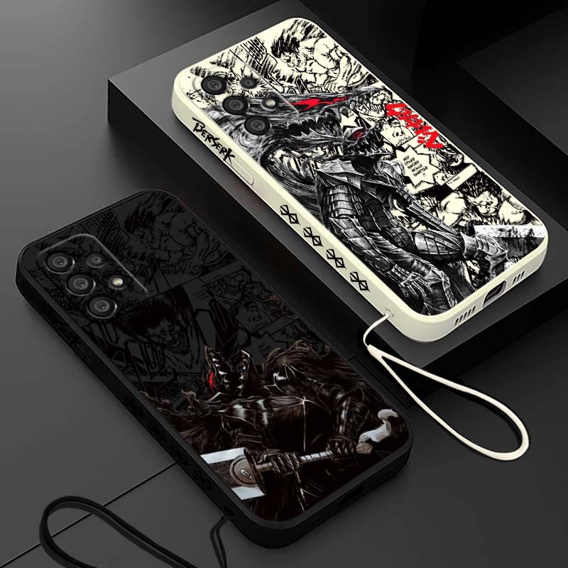 Phone Cases Galaxy A17 - เคสโทรศัพท์ลายอนิเมะ Berserk Zodd Guts สำหรับ Samsung