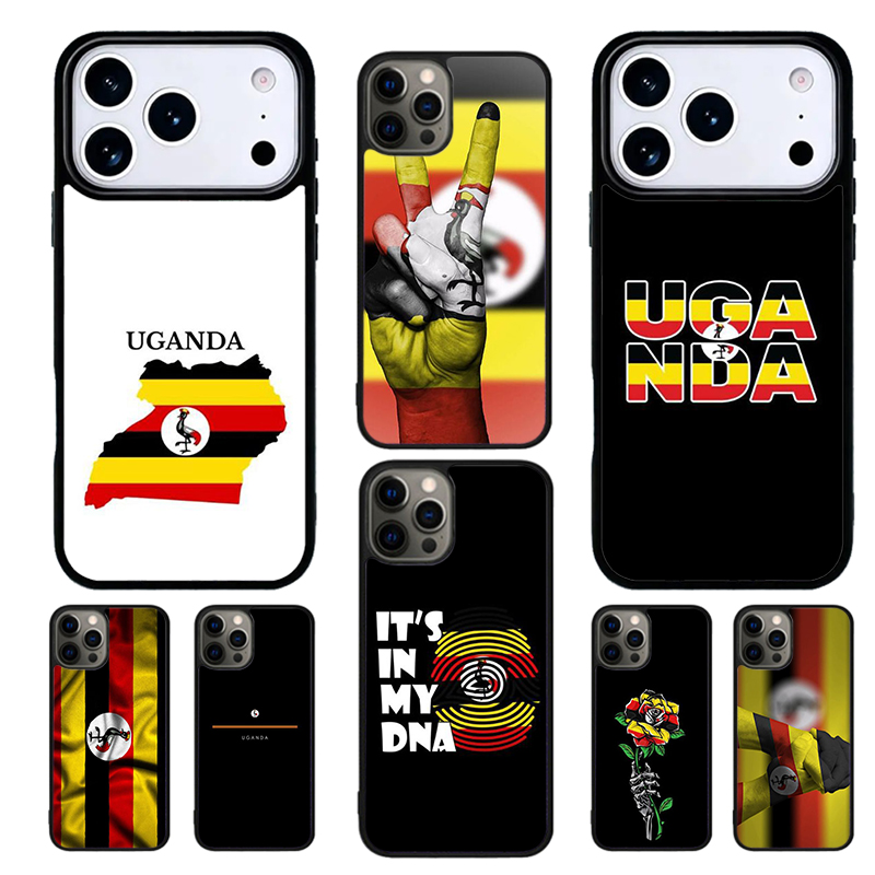 Phone Cases Uganda - เคสโทรศัพท์ลายธงชาติยูกันดา สำหรับ iPhone 17 16 15