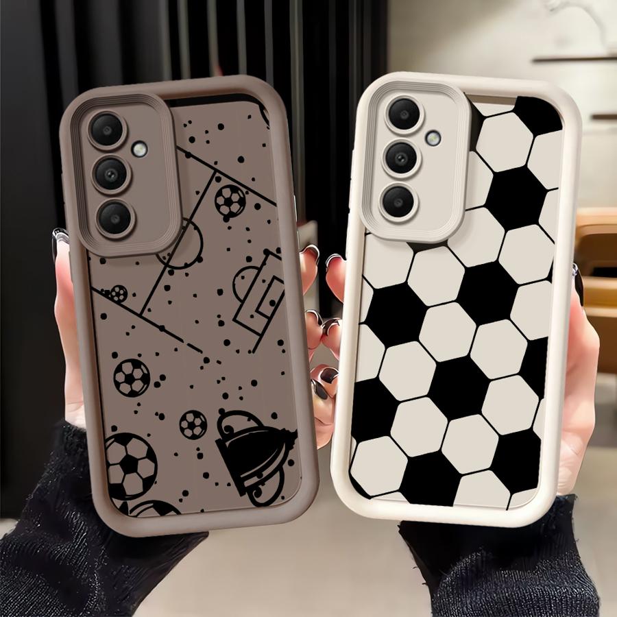 Phone Cases Jersey - เคสโทรศัพท์ลายสนามฟุตบอลสำหรับ Samsung Galaxy A57 A21s A24