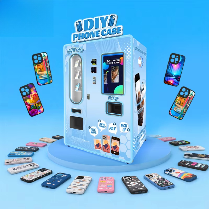 Phone Cases Vending Machine - ตู้จำหน่ายเคสโทรศัพท์ FOODLINE พร้อมระบบแจ้งเตือนสินค้าอัตโนมัติ สำหรับศูนย์การค้าในใจกลางเมือง