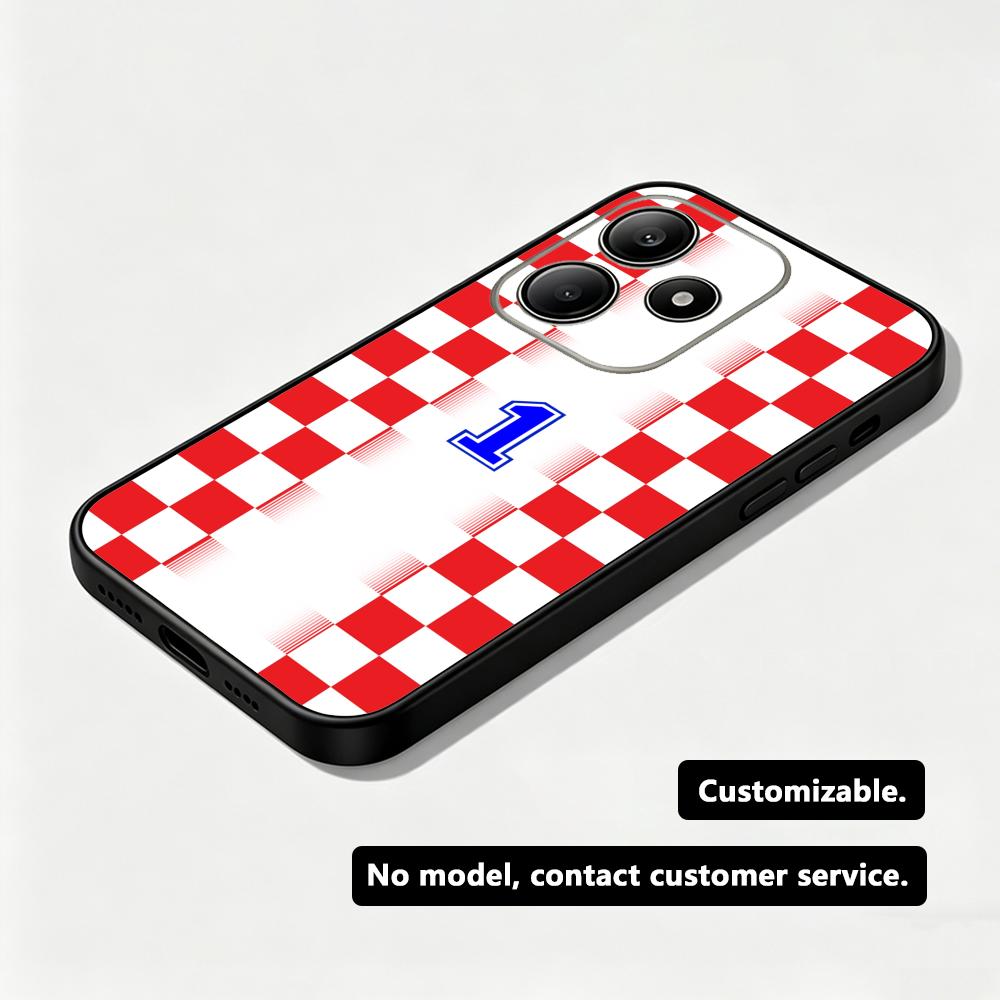 Phone Cases Jersey - เคสโทรศัพท์ลายเสื้อฟุตบอลหมายเลขสโมสรโครเอเชีย สำหรับ Xiaomi Redmi Note 14