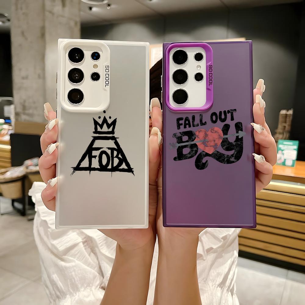 Phone Cases For Boys - เคสโทรศัพท์ลายวงดนตรี F-Fall Out Boy สำหรับ Samsung