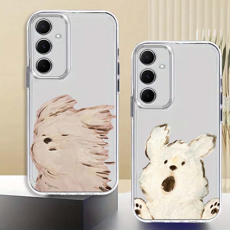 Phone Cases Samsung A14 - ตลกๆ การ์ตูนแกะสำหรับซัมซุงกาแล็กซี่ A73 A72 A71 A55