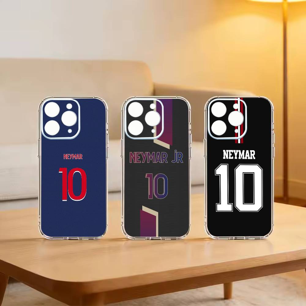 Phone Cases Jersey - N-Neymar No-10 เสื้อแข่งที่แฟนๆ ชื่นชอบ เคสโทรศัพท์แบบนิ่ม โปร่งใส