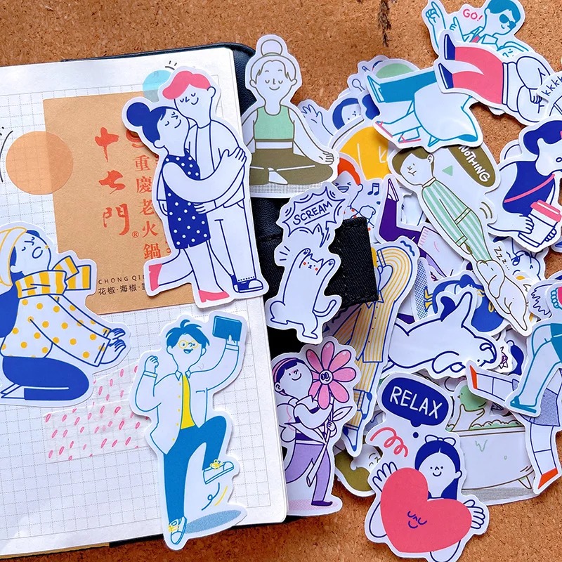Phone Cases For Boys - สติกเกอร์ติดบัญชีตัวละคร42ชิ้นเคสโทรศัพท์มือถือลายการ์ตูนน่ารักสำหรับเด็กผู้ชายและเด็กผู้หญิงเคสไอแพด
