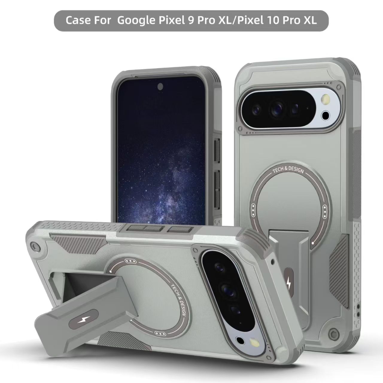 Phone Cases Heavy Duty - เคสโทรศัพท์แบบกันกระแทกพร้อมแม่เหล็กสำหรับ Magsafe รองรับ Google Pixel 10