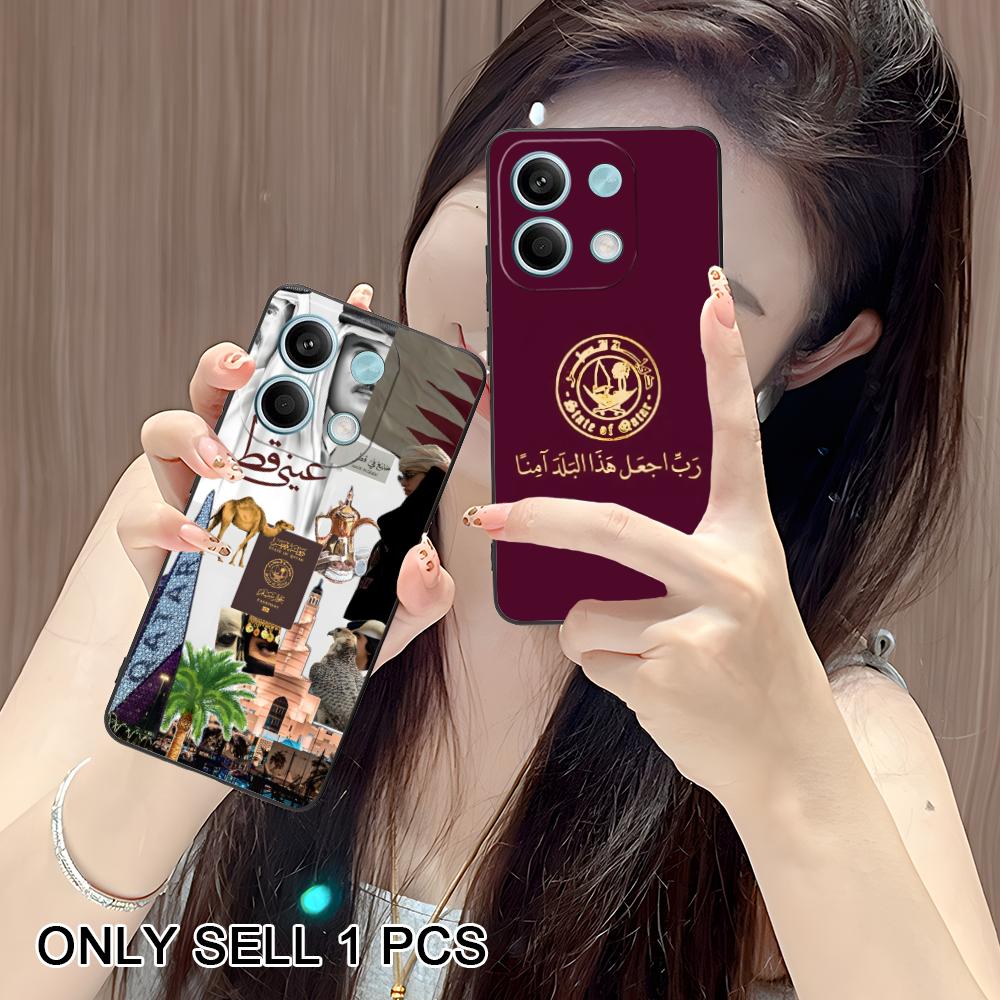 Phone Cases Qatar - เคสโทรศัพท์มือถือ TPU แบบด้านลายธงชาติกาตาร์ สำหรับ POCO F8