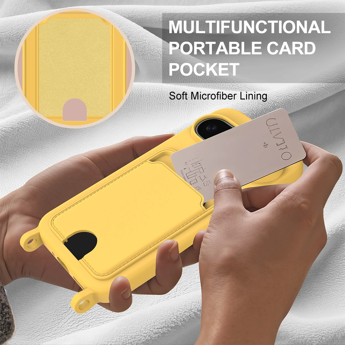 เคสโทรศัพท์ซิลิโคนเหลวแบบนิ่มพ - Phone Cases With Card Holder บทวิจารณ์และราคา