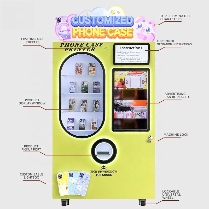เครื่องพิมพ์เคสมือถือแบบ DIY ร - Phone Cases Vending Machine บทวิจารณ์และราคา