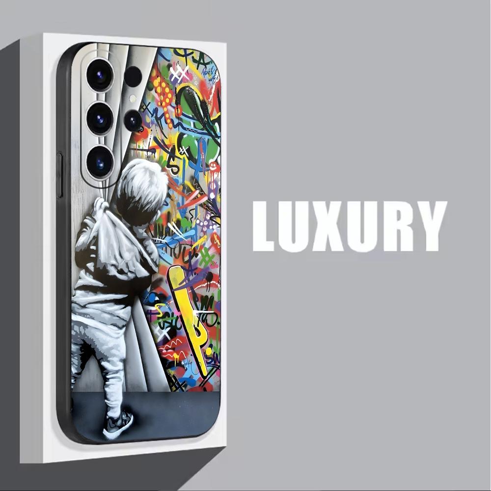 Banksy Graffiti Artเคสโทรศัพท์ - Phone Cases Art บทวิจารณ์และราคา
