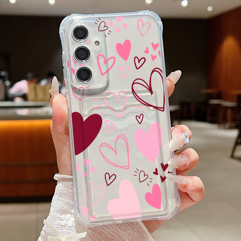 เคสโทรศัพท์ลายใบไม้รูปหัวใจใส  - Phone Cases Galaxy A17 บทวิจารณ์และราคา