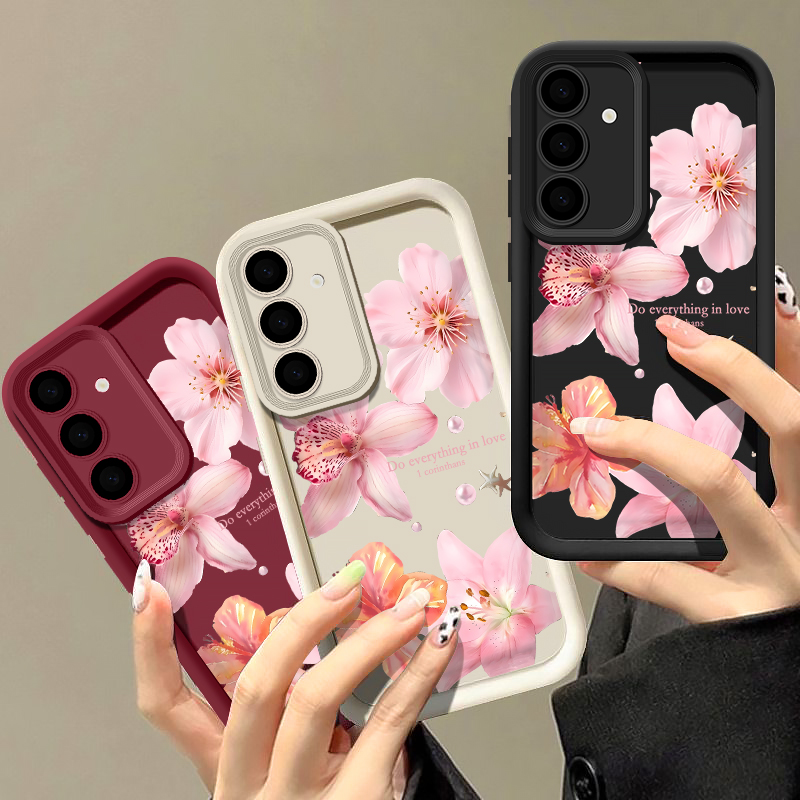 ดอกไม้สีชมพูเคสโทรศัพท์สำหรับซ - Phone Cases Galaxy A17 บทวิจารณ์และราคา