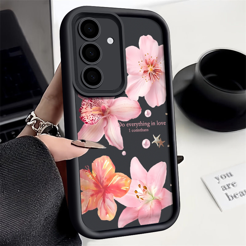 ดอกไม้สีชมพูเคสโทรศัพท์สำหรับซ - Phone Cases Galaxy A17 บทวิจารณ์และราคา