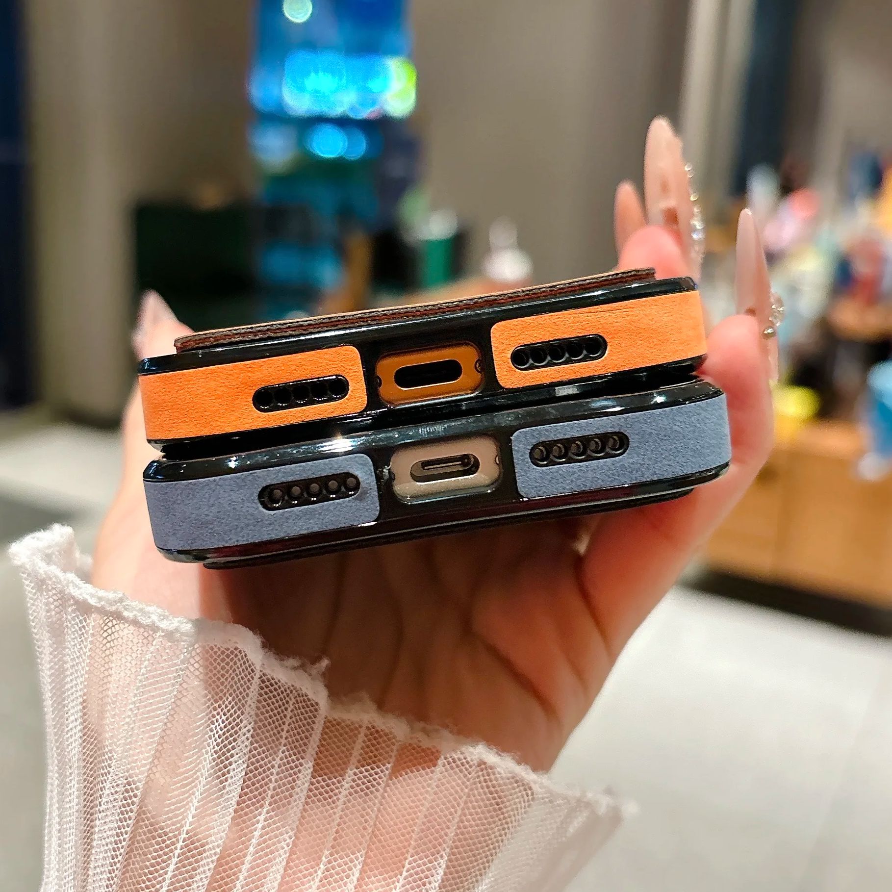 เคสโทรศัพท์หนังกลับแบบมีช่องใส - Phone Cases With Card Holder บทวิจารณ์และราคา