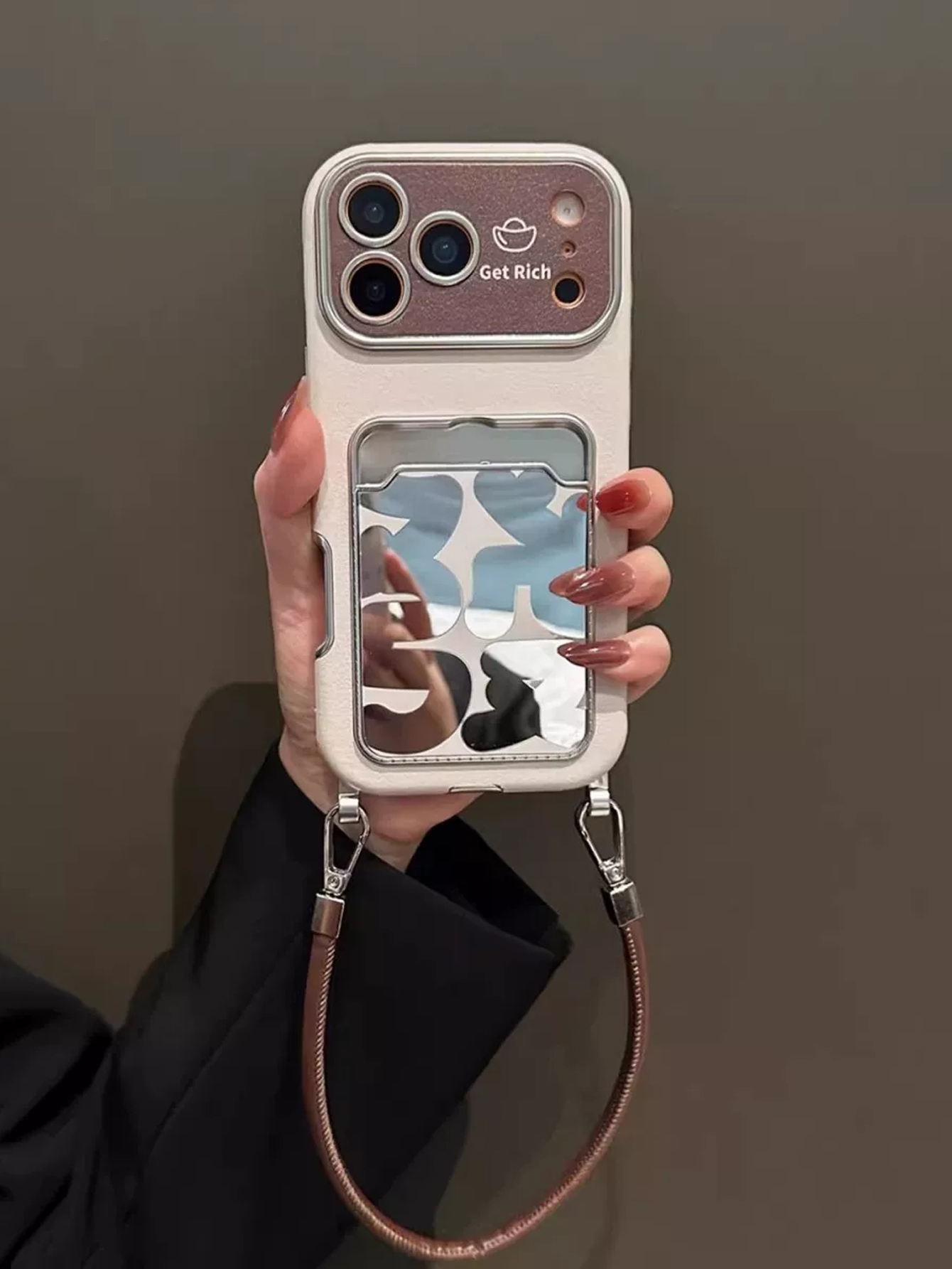 เคสโทรศัพท์หนังหรูหราพร้อมที่ใ - Phone Cases With Card Holder บทวิจารณ์และราคา