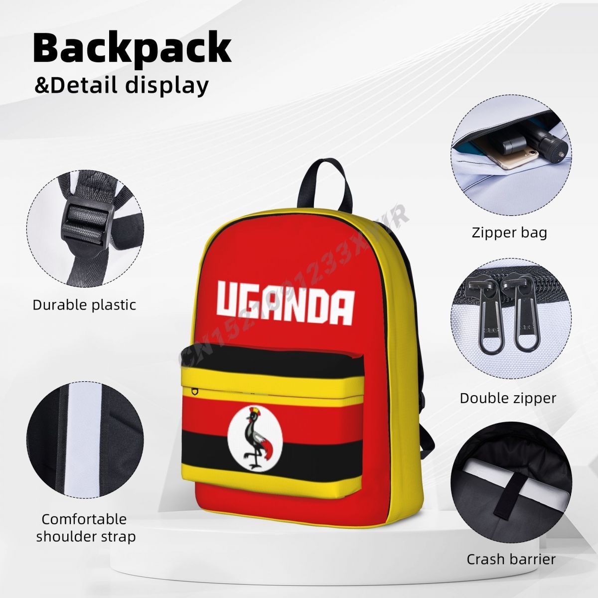 Unisex กระเป๋าเป้สะพายหลังยูกั - Phone Cases Uganda บทวิจารณ์และราคา