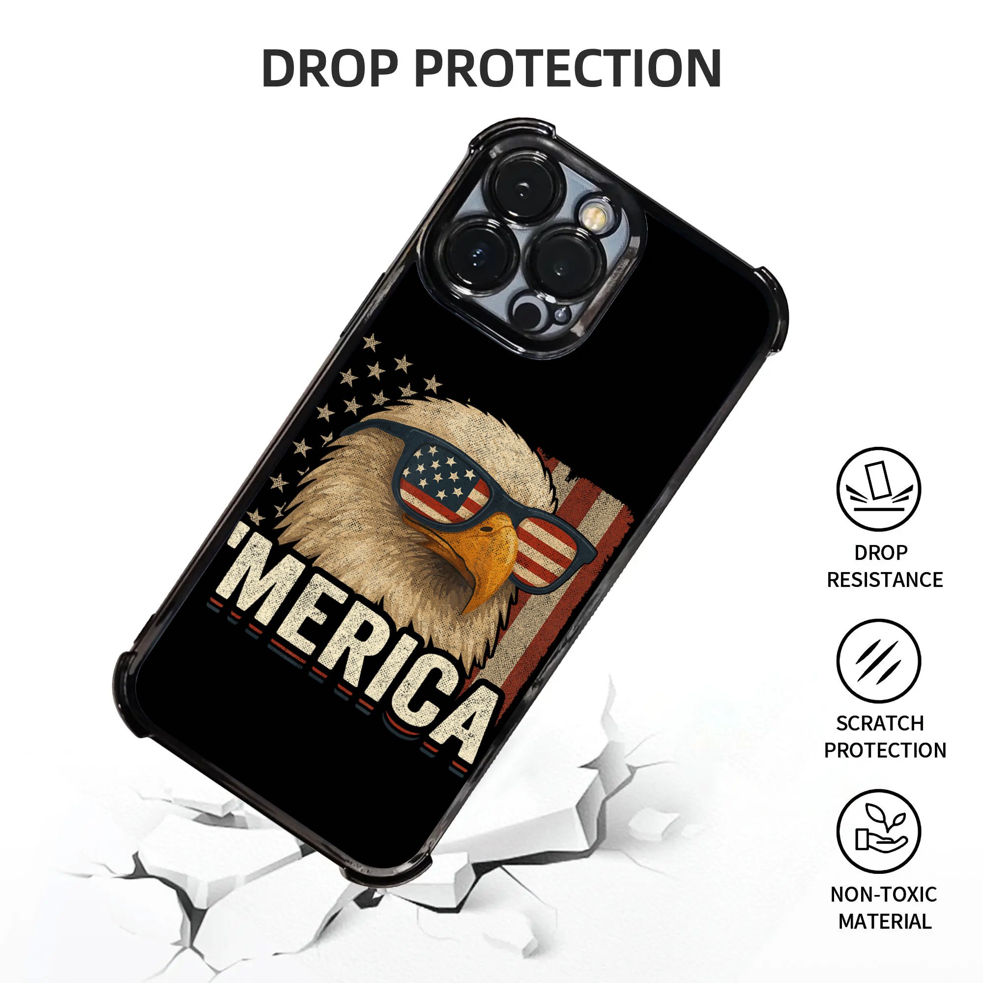 เคสโทรศัพท์ลายธงชาติอเมริกันพร - Phone Cases Usa บทวิจารณ์และราคา