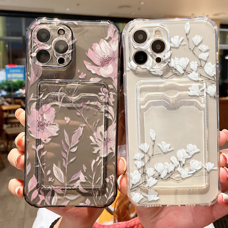 เคสโทรศัพท์ลายดอกไม้ สำหรับ Sa - Phone Cases With Card Holder บทวิจารณ์และราคา