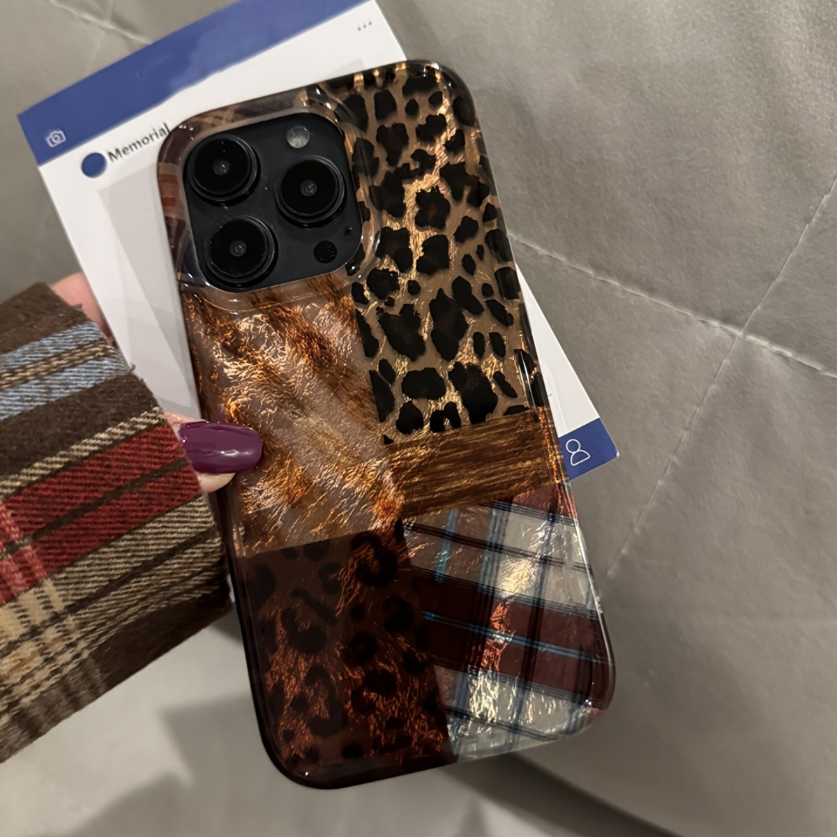 เคสโทรศัพท์ลายเสือดาวและลายฟอย - Phone Cases Art บทวิจารณ์และราคา