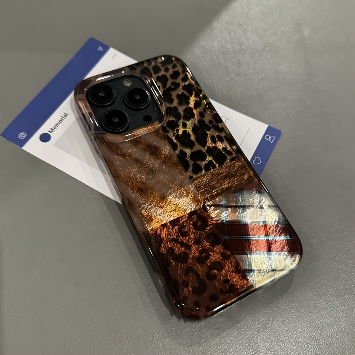 เคสโทรศัพท์ลายเสือดาวและลายฟอย - Phone Cases Art บทวิจารณ์และราคา