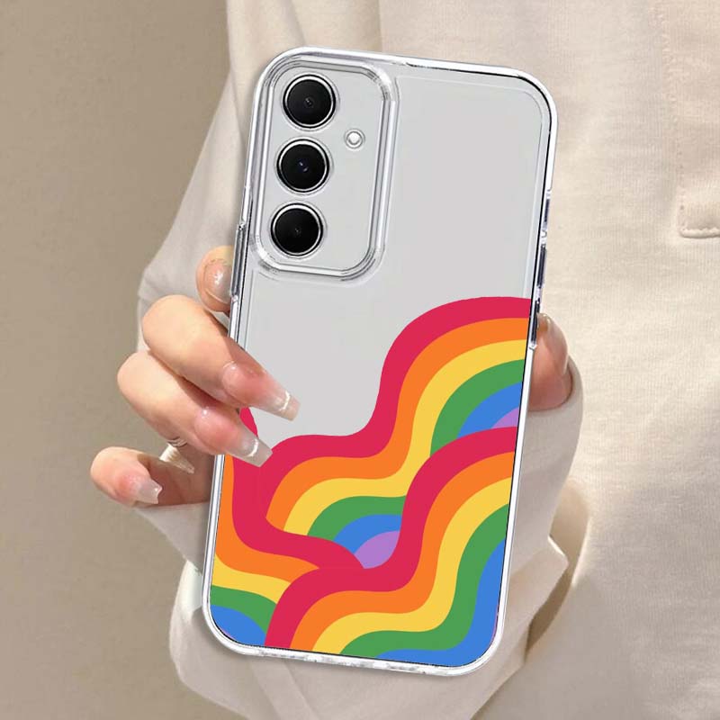 ศิลปะสายรุ้งสีสันสดใสสำหรับซัม - Phone Cases Samsung A14 บทวิจารณ์และราคา