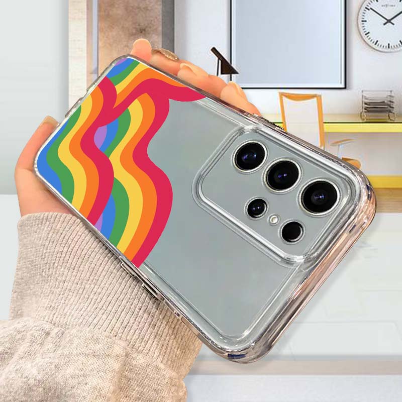 ศิลปะสายรุ้งสีสันสดใสสำหรับซัม - Phone Cases Samsung A14 บทวิจารณ์และราคา