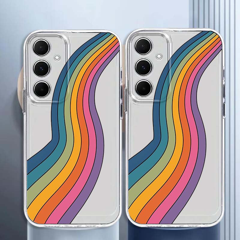 ศิลปะสายรุ้งสีสันสดใสสำหรับซัม - Phone Cases Samsung A14 บทวิจารณ์และราคา
