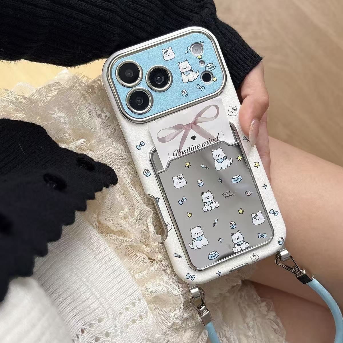 เคสโทรศัพท์ลายลูกสุนัขน่ารัก พ - Phone Cases With Card Holder บทวิจารณ์และราคา