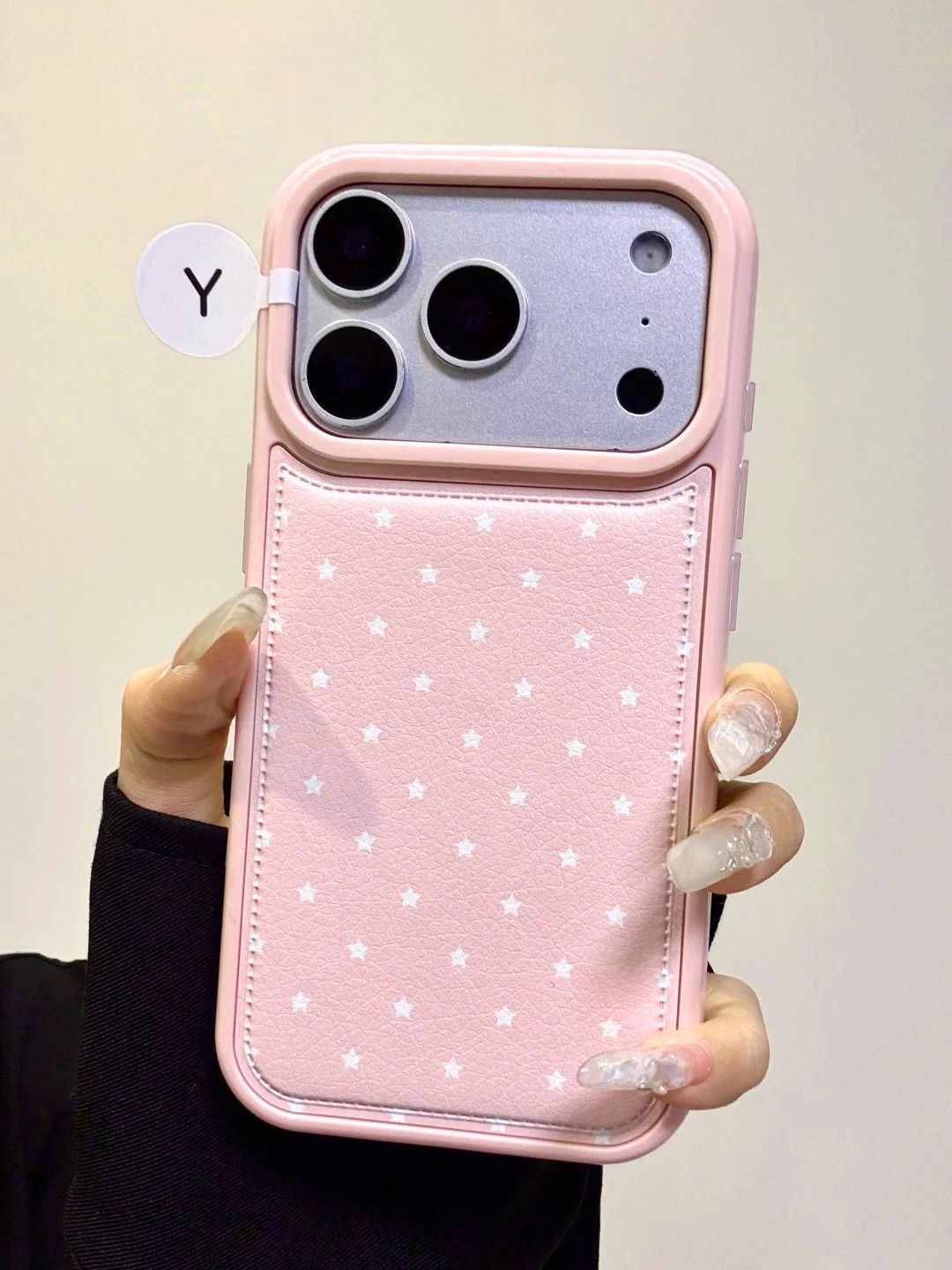 เคสโทรศัพท์หนังลายดาวสีชมพูหวา - Phone Cases Korea บทวิจารณ์และราคา