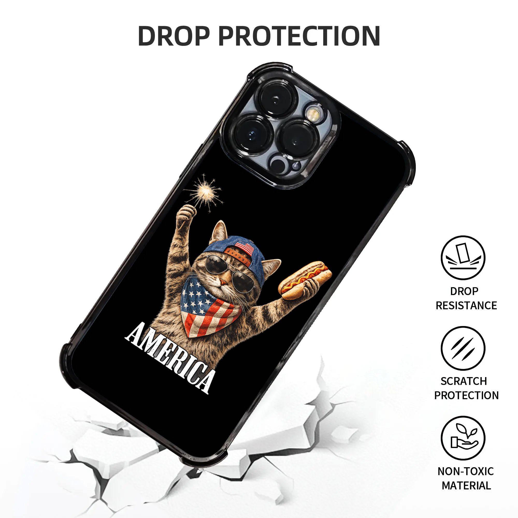 เคสโทรศัพท์ลายธงชาติอเมริกา ลา - Phone Cases Usa บทวิจารณ์และราคา